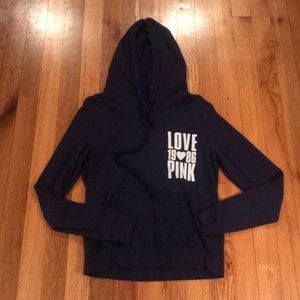 Victoria’s Secret PINK Navy Hoodie Size M